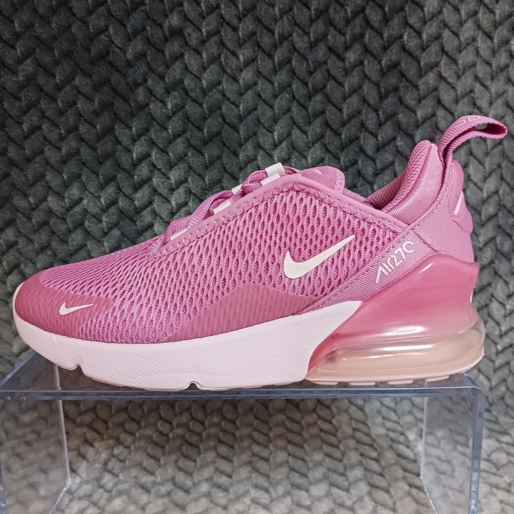 Nike Air Max 270 Pink Foam PS Walking Running Sneakers Shoes Size 1.5Y - Picture 11 of 14